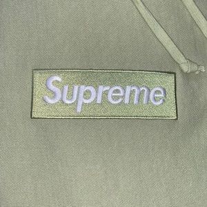 Sage Supreme Box Logo Hoodie